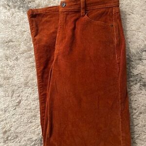 Women’s Kensie Jeans Orange Wide Leg Corduroy Pants